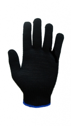 Перчатки Х/Б 10 класс, черные, 8 размер, № 6 фото 1