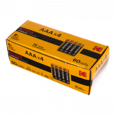 Батарейка алкалиновая AАA/LR03 (4S), (K3A-60) 1 шт (мизинчиковые) Kodak Б0029221 уп4шт