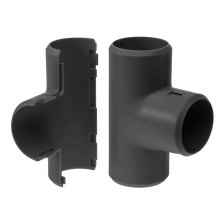 Тройник разборный d 20 (50шт/уп) черный Промрукав PR13.0196 (ОКЛ)