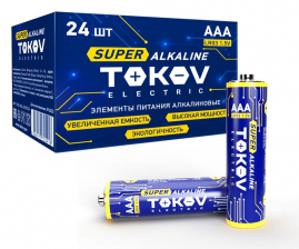 Батарейка LR3/AAA (уп.24 шт) TKE-ALS-LR3/C24 (TOKOV ELECTRIC)