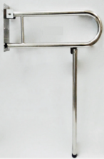 MP-080P3 поручень напольный, откидной с ножкой