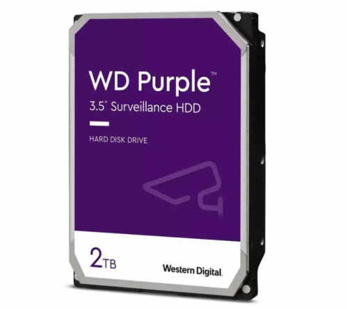 Жесткий диск 2Tb WD Purple SATA III WD23PURZ (5400prm) 256Mb фото 1