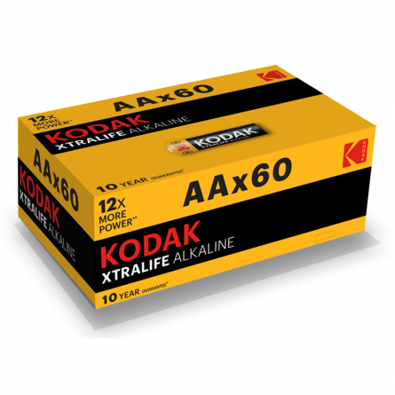 Батарейка алкалиновая AA/LR6-60 (4S), (KAA-60) 1 шт (пальчиковые) Kodak Б0029222 уп4шт фото 1